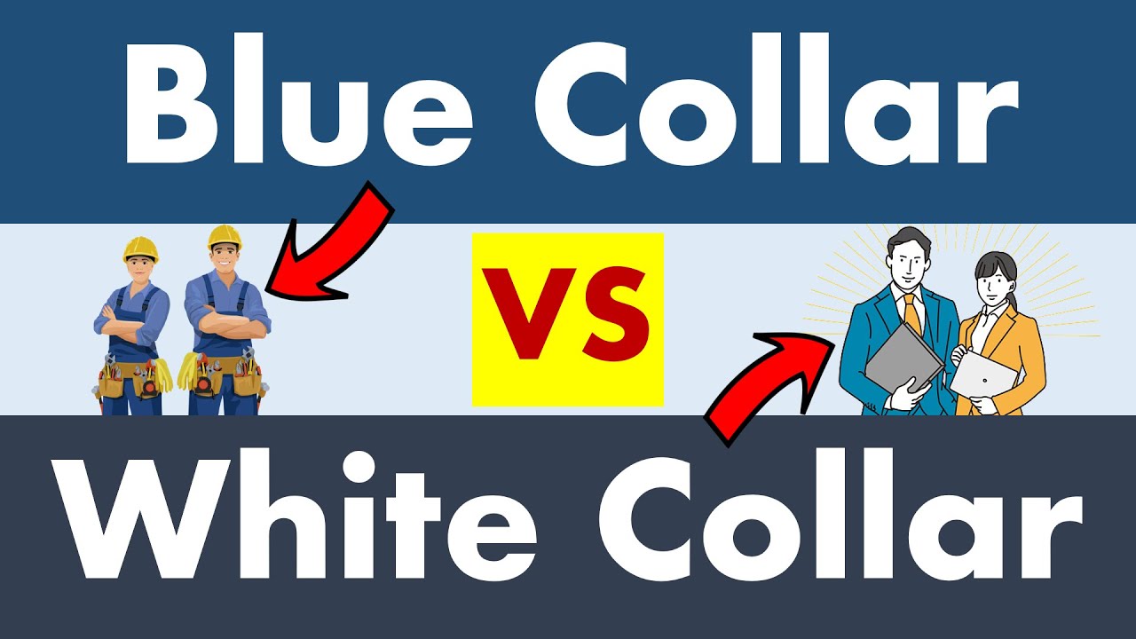What is white collar job and Blue collars jobs
